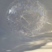 Lancel Paris crystal dish. 1980s.