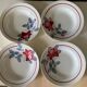 4 assiettes en faïence de Digoin