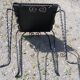 Vintage wrought iron table Vallauris