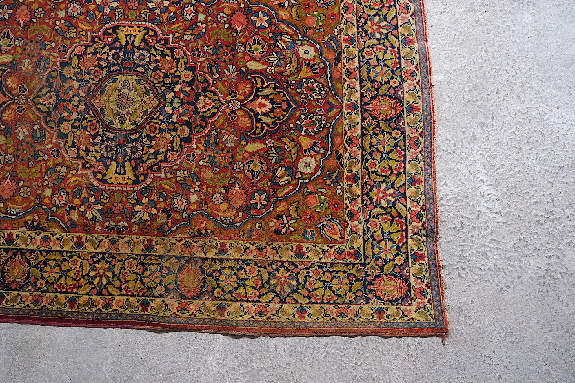 Ancient Persian Carpet, Hand Made, 1920's