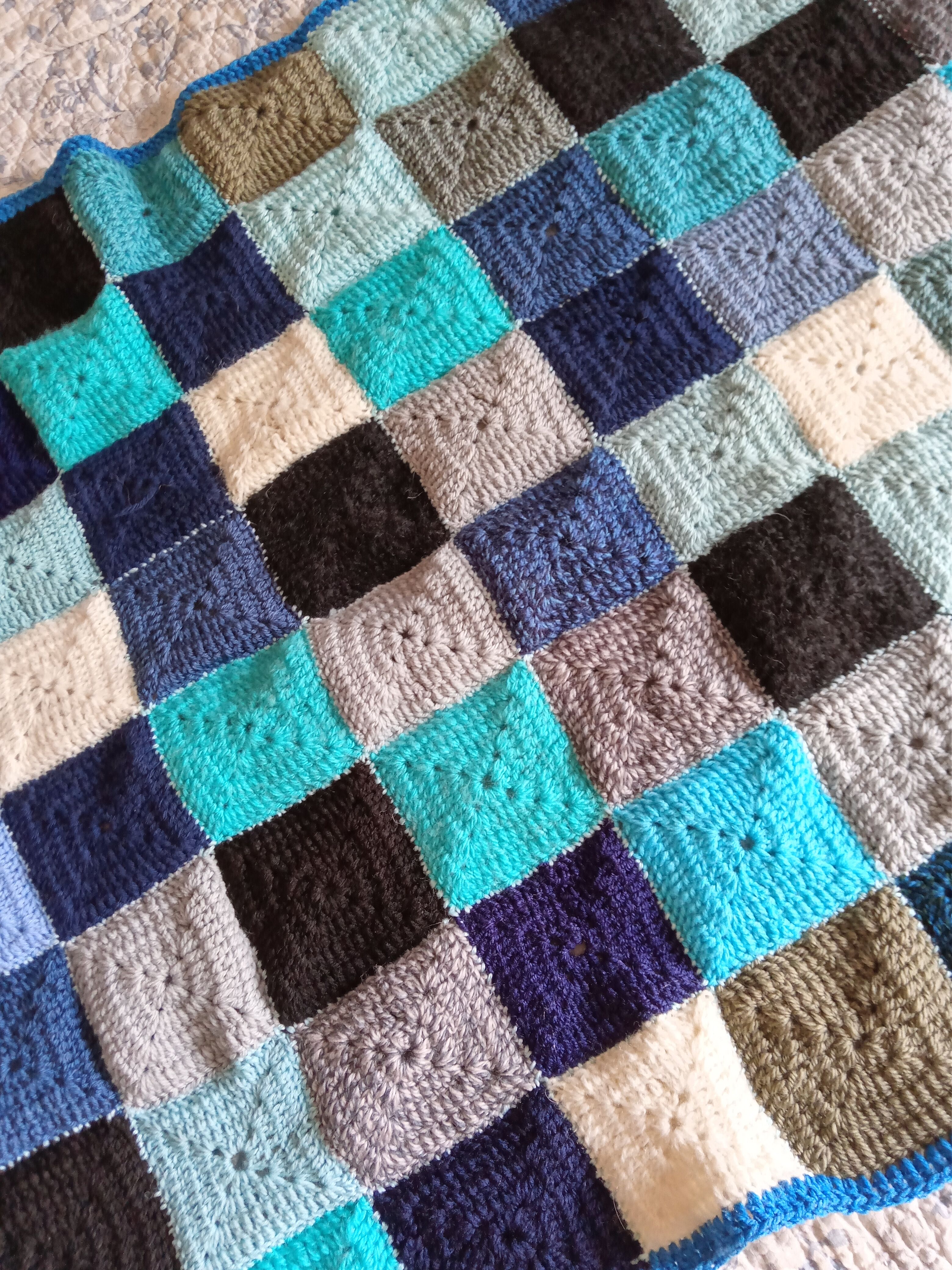 Vintage patchwork throw
