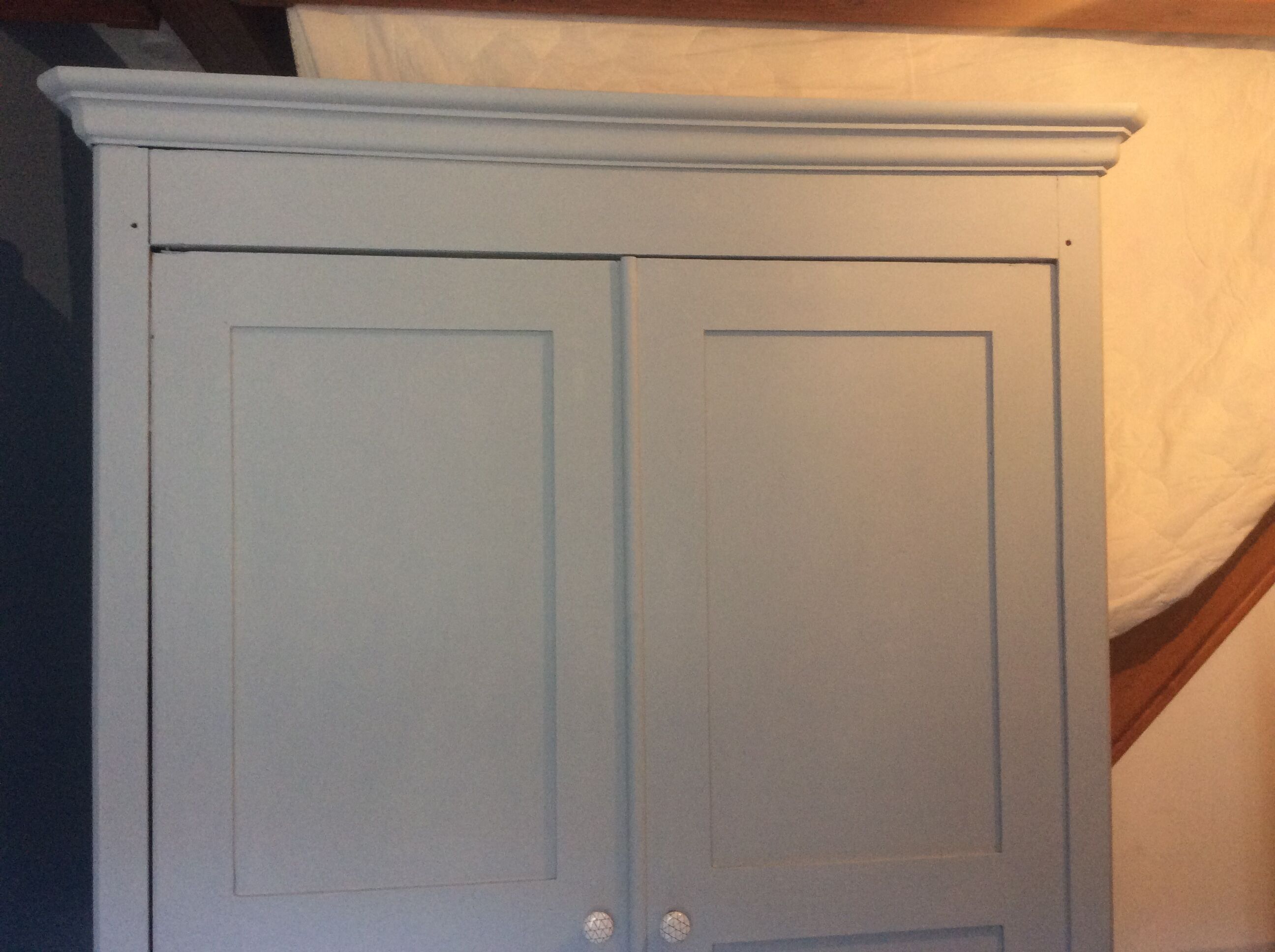 Louis Philippe period wardrobe renovated in 19th century solid oak