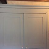 Louis Philippe period wardrobe renovated in 19th century solid oak