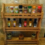 Pine spice rack