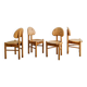 DANISH WOODEN DINING CHAIRS PINE BY RAINER DAUMILLER, 1970s