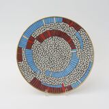 Mid-Century Mosaic Wall Plate by W. Zimmermann for Ritter