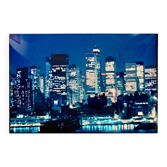 Photograph “Skyline at Night” New York City 1970