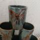 6 vintage handmade cups/mugs
