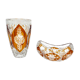 Crystal vase with a bowl, Poland, 1960s
