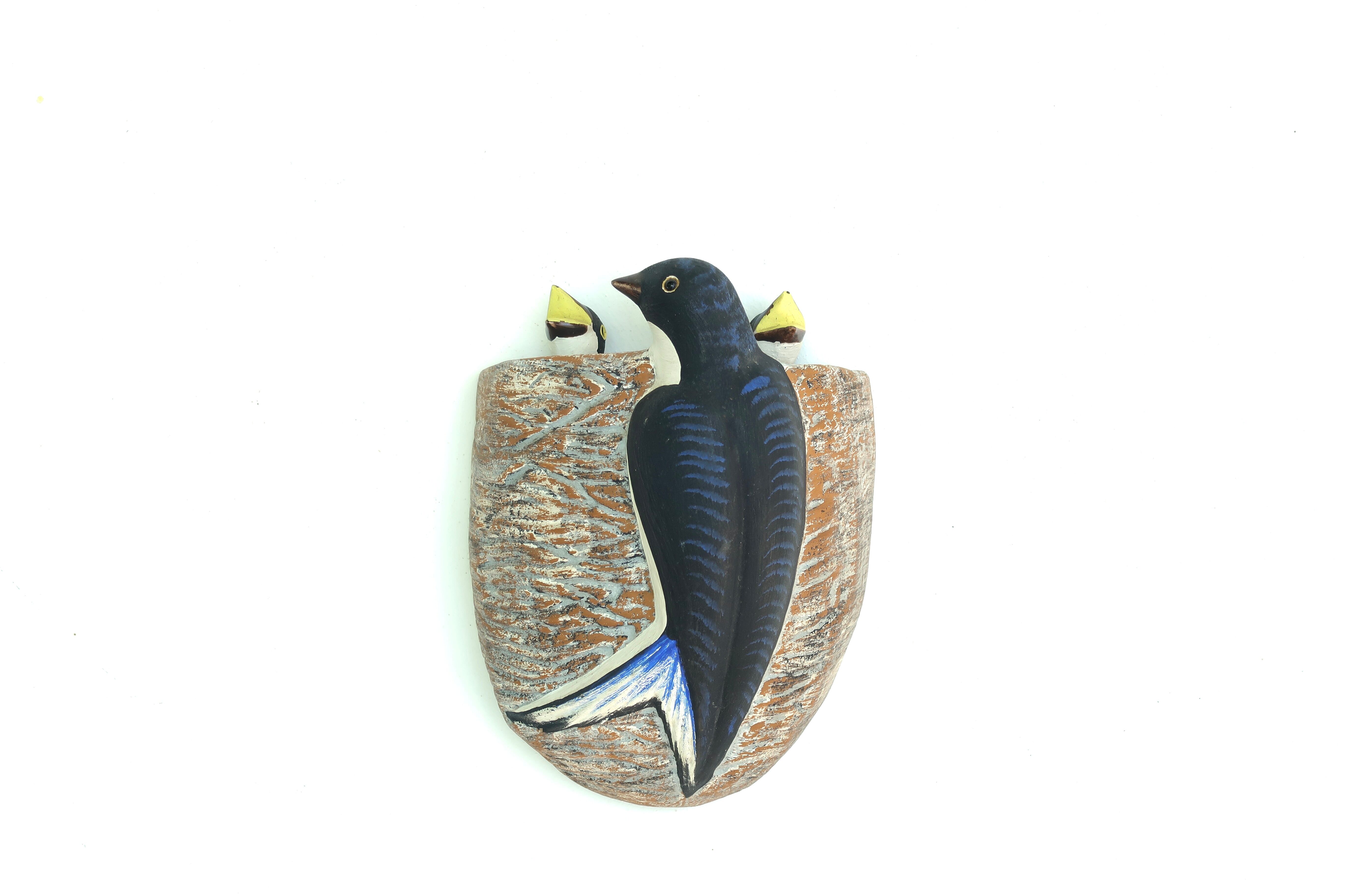 Décoration Murale Oiseau En Céramique Doré Oiseau - Thomas Poganitsch