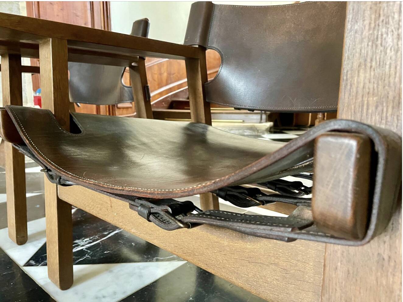 Pair of Spanish armchairs by Borge Mogensen