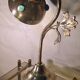 brass lamp with cabochons 1900 a20 electricity check h 34x27