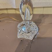 Pied de lampe vintage en verre