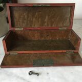 19th century marked wooden box