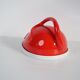 Cheese bell mouse red ceramic design vintage Italy