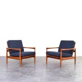 Mid-Century Oak Kolding Armchairs by Erik Wørts for IKEA, 1960s, Set of 2