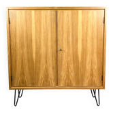 Small cabinet by WK-Möbel on hairpin legs, walnut, 1960s