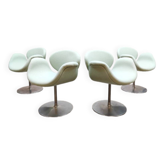 Vintage Dutch design 'little tulip' chairs Pierre Paulin Artifort