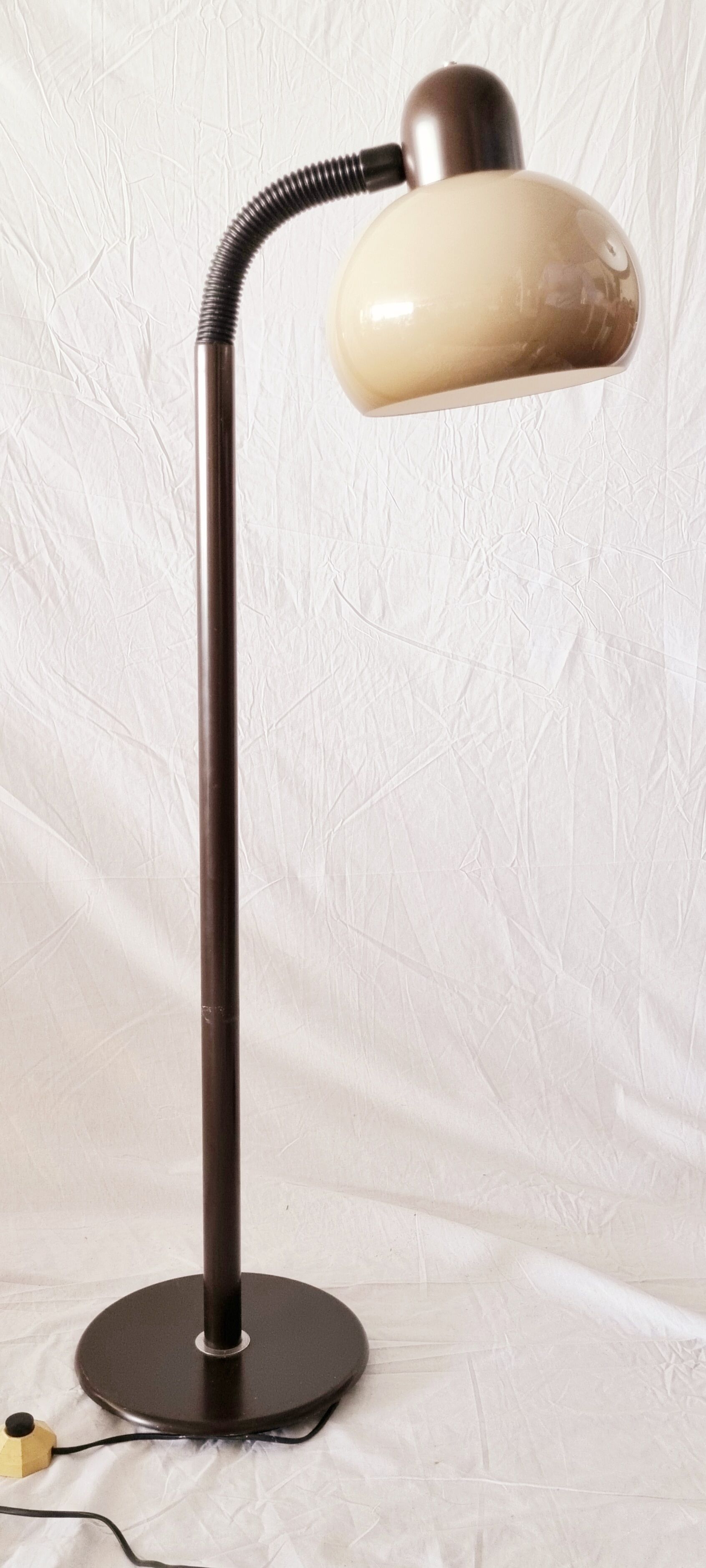 Set of 2 mushroom space Age floor lamps by HALA, 1970s