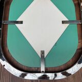Bauhaus mirror in chrome-plated steel