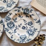Trio of earthenware saucers