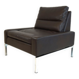 Fauteuil en cuir Wilkhahn Série 800 par Hans Peter Piel