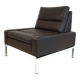 Fauteuil en cuir Wilkhahn Série 800 par Hans Peter Piel