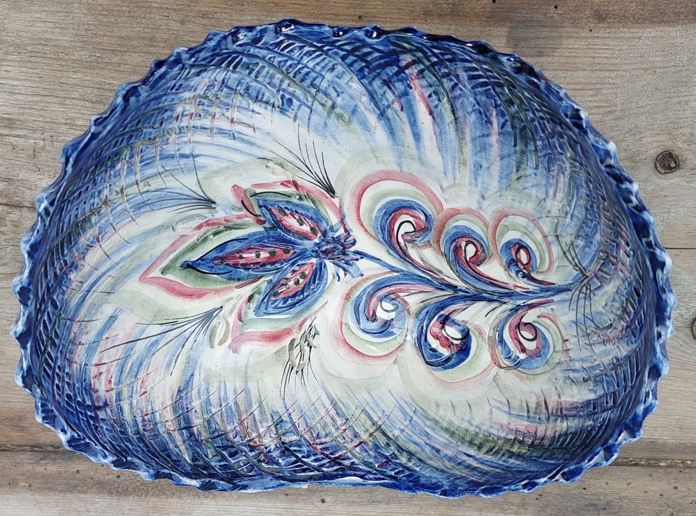 empty tripod pocket Faience Leray Rochefort