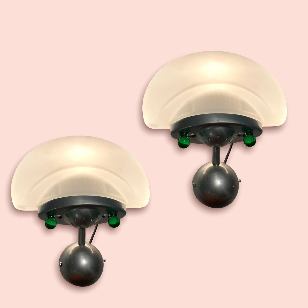 Pair of Italian Murano glass sconces