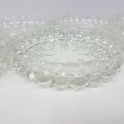 12-piece Bolero Bubble set, clear crystal glass, Walther Glas, Germany, 197