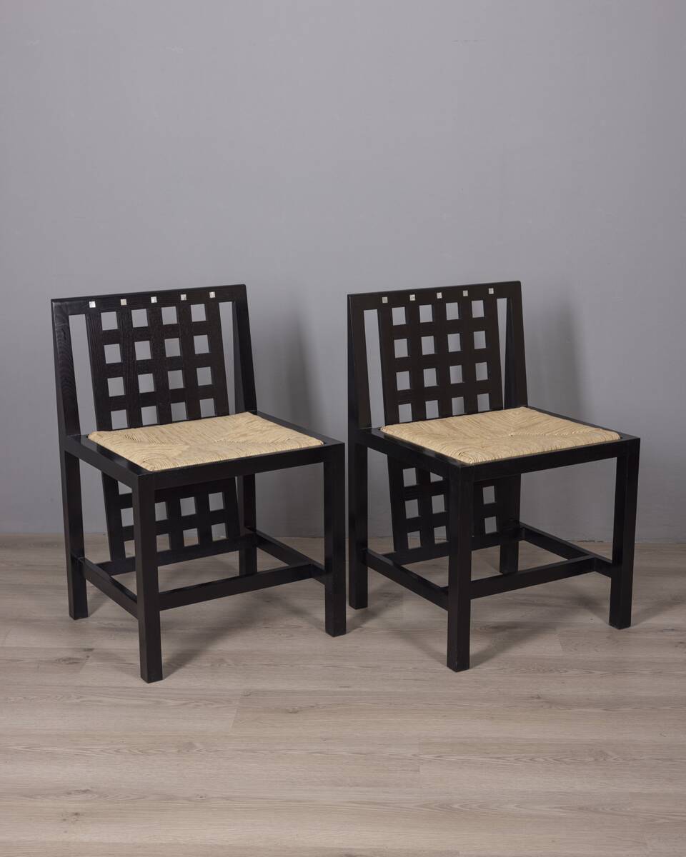 PAIR OF VINTAGE CHAIRS FROM THE 1970S, MODEL D.S.3, DESIGNED BY C.R. MACKIN