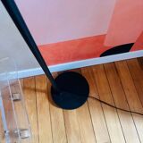 Vintage opaline designer floor lamp