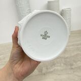 Set of 6 biscuit porcelain vases, 1970s