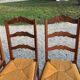 Suite of 6 Louis XV-style mulched chairs