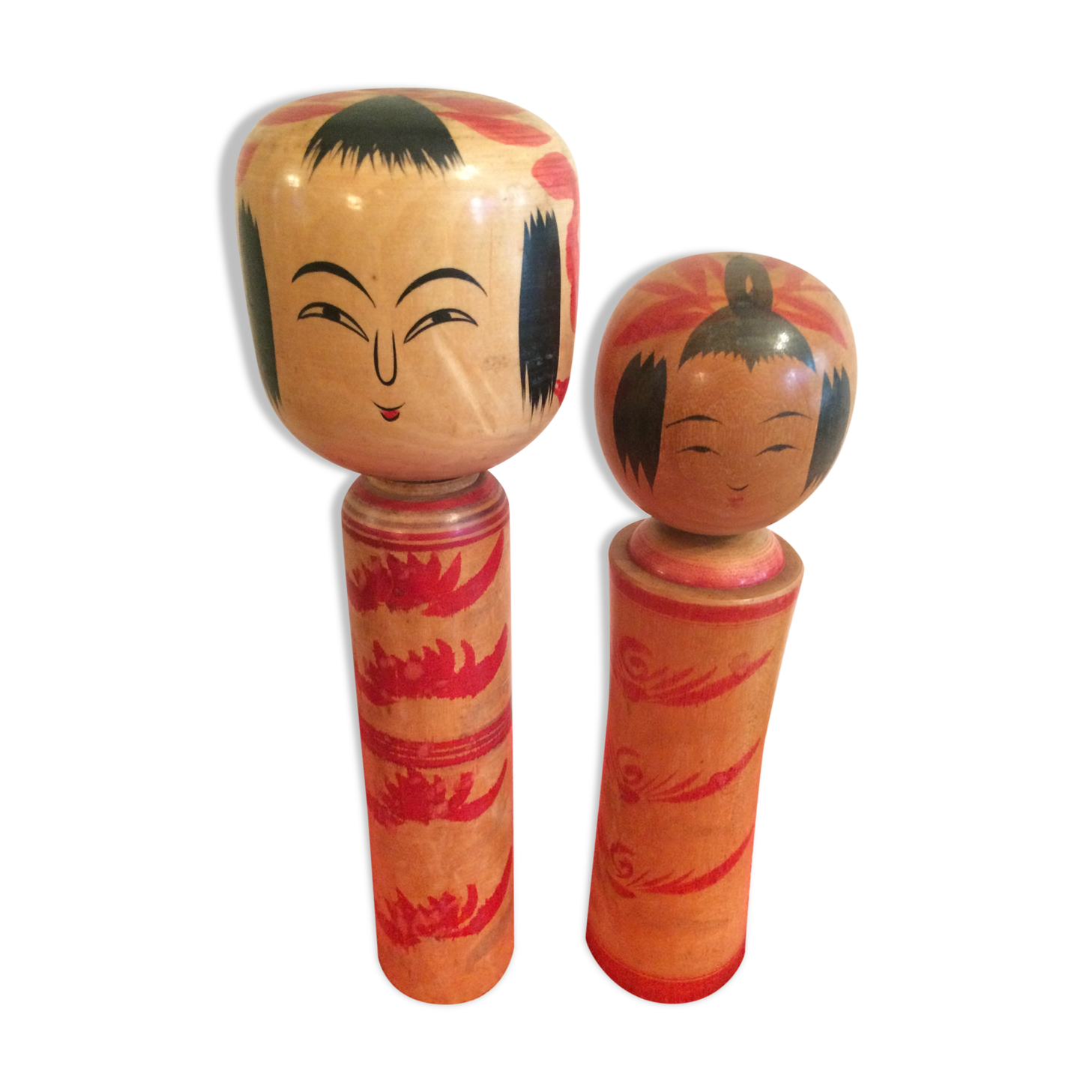 Japanese Kokeshi pair