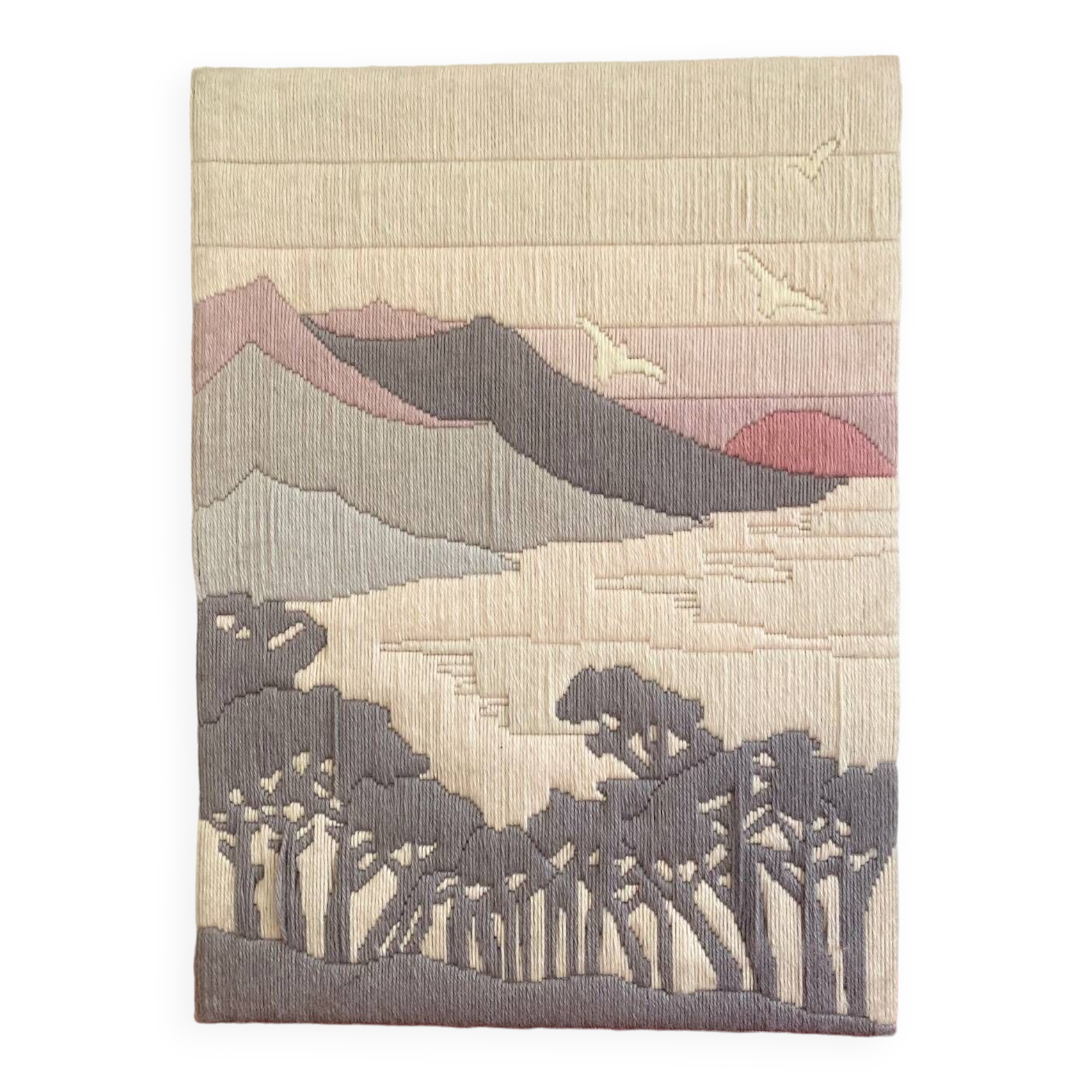 Vintage wool tapestry