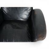 Kaufeld Siesta 62 leather lounge chair by Jacques Brule, 1960