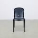 4x Dining Chair in Smoked Plexiglass, 2000s