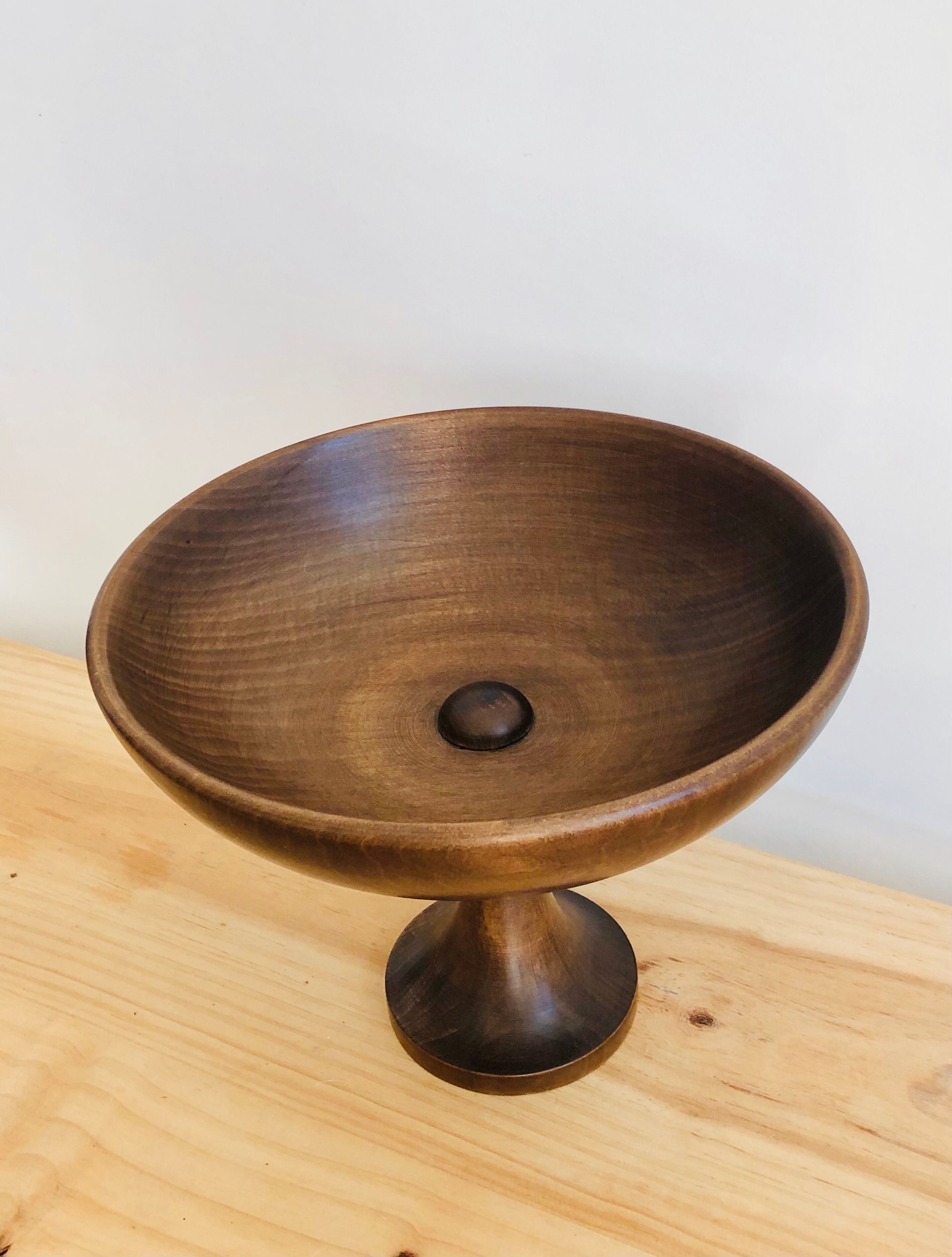 Scandinavian wooden fruit cup