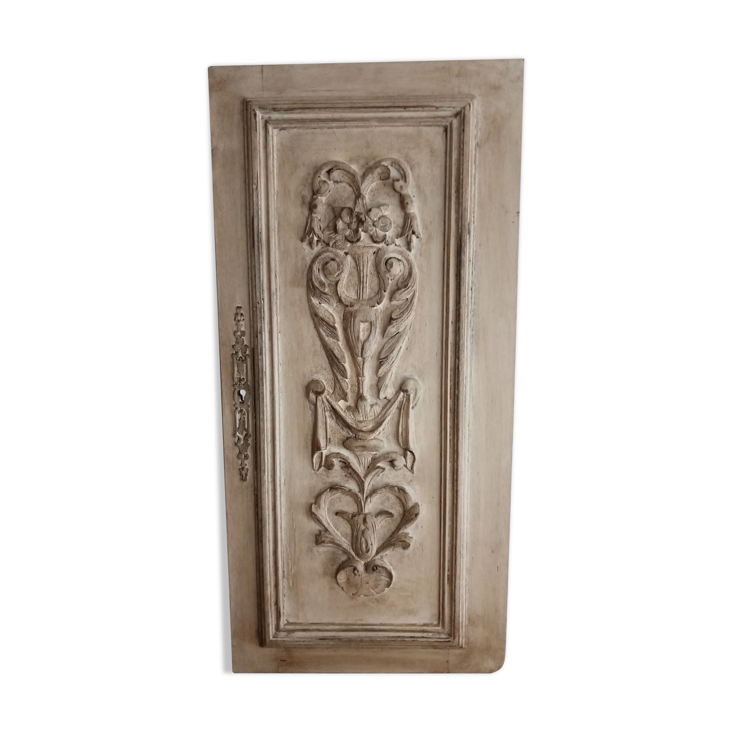 Old patinated door decorative wood room