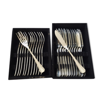 24 cutlery at poisson christofle boréal