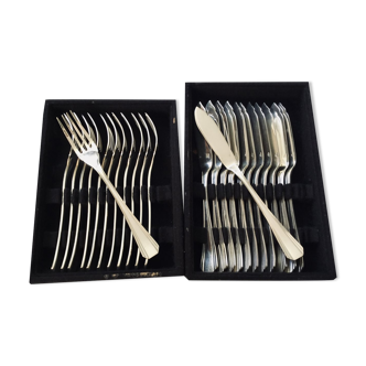 24 cutlery at poisson christofle boréal