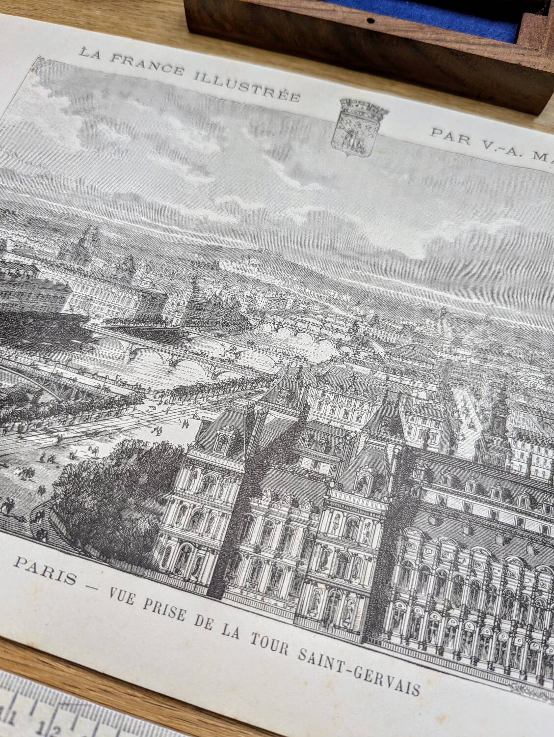 Paris, printed illustration from 1883.
