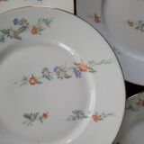 8 flat plates Limoges 60s