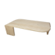 Italian travertine coffee table, 1980s