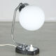 Vintage Italian Chrome Bedside/Table Lamps, set of 2
