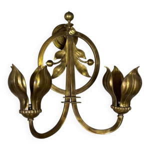 paire d’appliques en - bronze