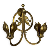 Paire d’appliques en bronze doré vers 1900