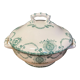 Ancient iron earth tureen, diameter 21 cm