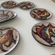 Fish service Vallauris dish + 12 plates